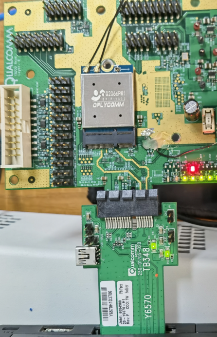 Throughput—Qualcomm WIFI6E module O2066PM
