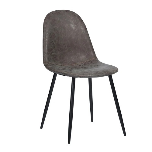 velvet upholstery Synthetic PU Leather Dining Chair Made in China Wholesale Cheap price dining room Furniture DC-070