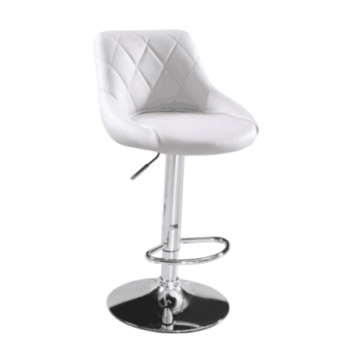 PU Leather Adjustable Kitchen Swivel Bar Stool Black PU Leather Swivel Plastic High Bar Stool Chairs BS-060