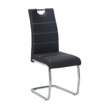 Faux Leather Upholstered Side Chair DC-015