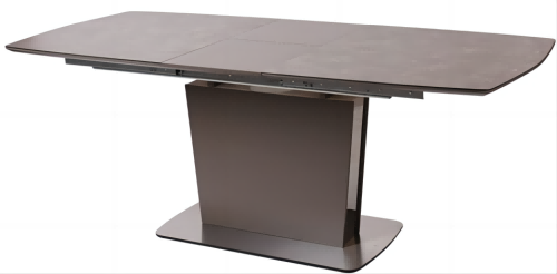 Table chrome metal and extendable - modern statement design DT-F028