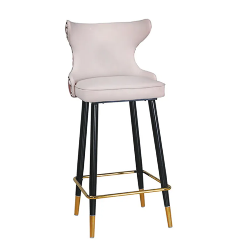 fabric bar chair fixed Golden Legs Kitchen Island Bar Stool Counter seating BS-279