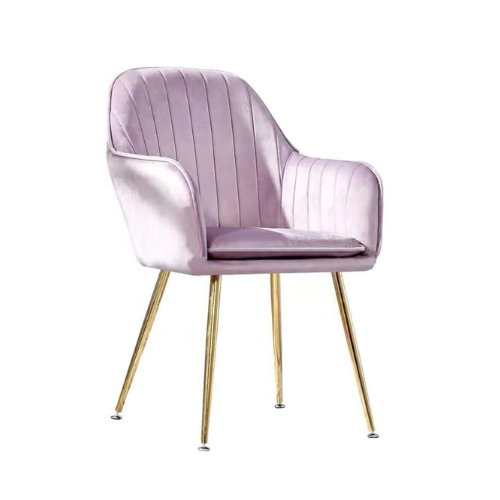 Modern High Back Hotel Restaurant Metal Italian Nordic Velvet Chairs Indoor Furniture