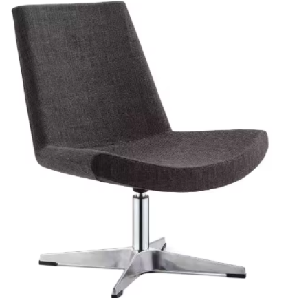 Modern luxury armrest for living room sale office upholstered Italian leather swivel chair with BS-308