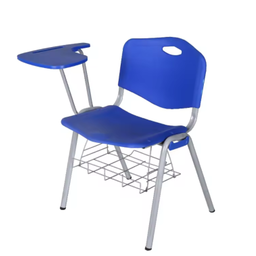 Factory directly sale popular school chair and tables with writing pad with custom OC-F014