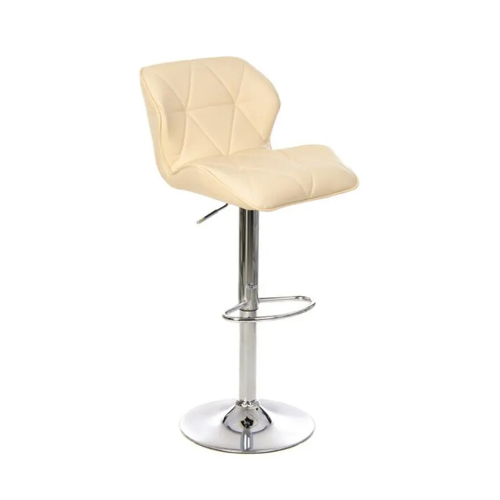 Pu Leather Wedding Kitchen Chairs Modern Swivel Bar Stools With Back BS-040