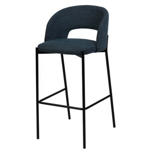 Velvet Leather High Counter Height Bar Chairs Stools For Kitchen Restaurant Bar Table BS-410
