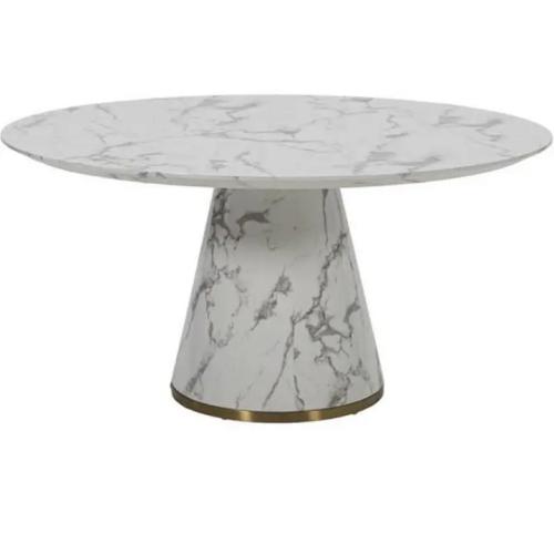 Pedestal Round Dining Table - Luxury Modern Design DT-F120