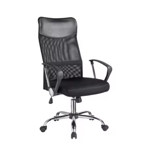 Hot Sale On Line PVC And Mesh Seat And Back Chair made In China Adjustable Height Fixed Office Chair OC-9006