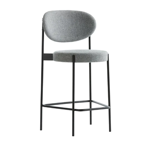 velvet fabric commercial bar chair kitchen bar stool series Iron art bar counter stool BS-275