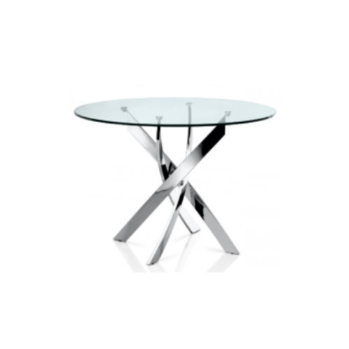 Hot selling restaurant Round table with cross legs for living room kitchen dining room DT-132R