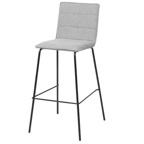 Nordic home bar Light luxury bar chair cash register chair Modern bar high chair Simple backrest high stool BS-405