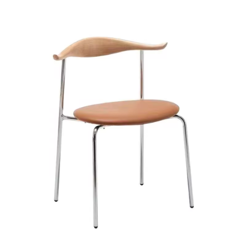 Contemporary Restaurant Hotel Coffee Shop School Canteen Medieval Style Vintage Luxury Design Solid Beech Wood Chair for