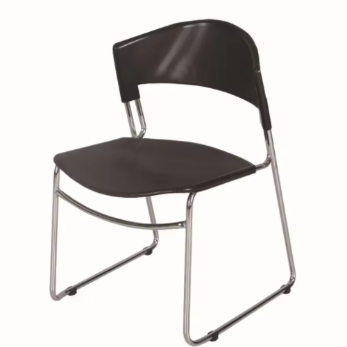 Bule Plastic Chair stackable training chair office visitor chair for use OC-F002