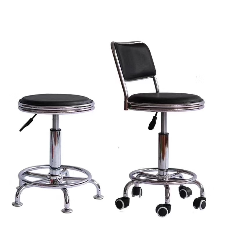 Swivel Bar Stool With Back High End Mobile Bar Portable Commercial Furniture High Counter Chair For Events BS-033