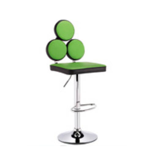 Leather Upholstered Adjustable Chair Bar Chair Swivel Iron Chair Colorful Metal Bar Stools BS-062