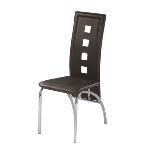 leather dining chair with paint leg DC-042  