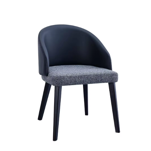 Wholesale restaurant luxury interior hotel furniture upholstered leather dining chairs