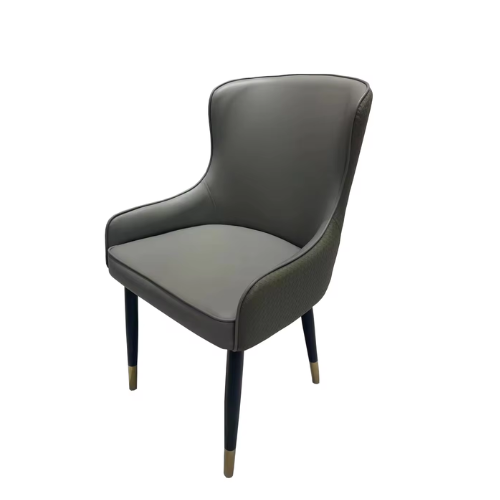 High Quality Luxury modern Industrial Style Family restaurant Leather dining hotel Chair