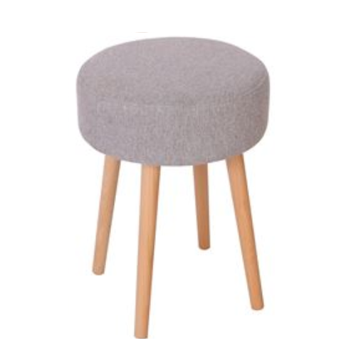 Classic Designs Side Stool Furniture Round Footrest Stool Soft Fabric Moroccan Pouf Ottoman FS-16W