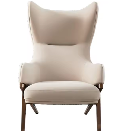 Popular luxury living room single sofa chair with PU seat BS-329