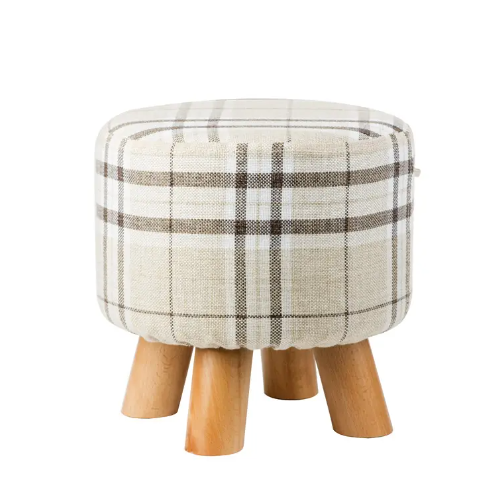 Cheap Side Pouf Stools Living Room Round Pouf Foot Stool Modern Ottomans Stool FS-06