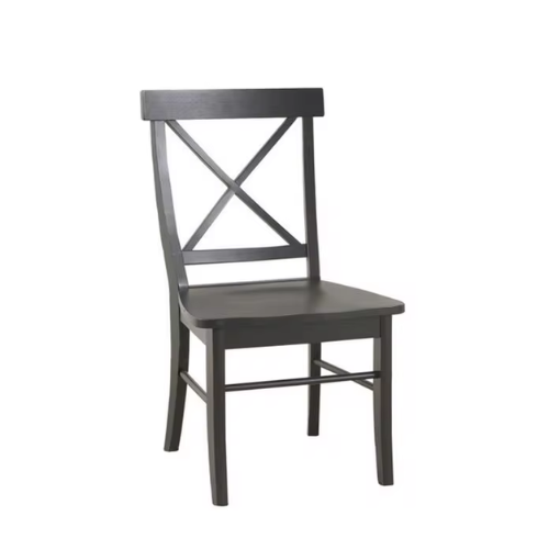 Best Selling Modern Home Hotel Restaurant Wedding Party Cross Back Style made from Solid Mango Wood Dining Chair