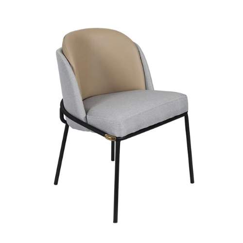 New Nordic Home Bedroom Simple Leisure Back Living Room Luxury metal restaurant hotel chairs