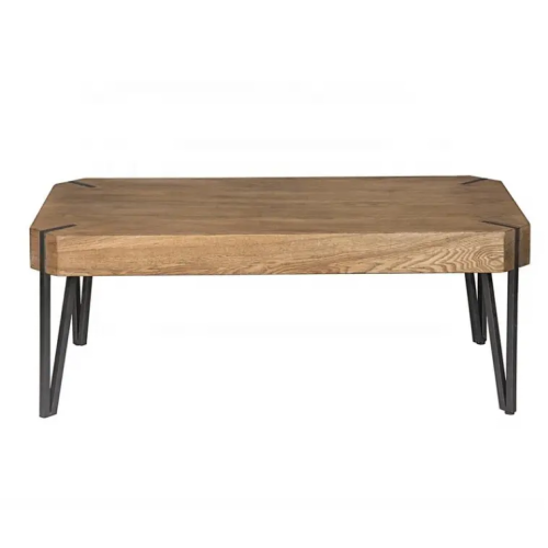 Selling modern furniture Nordic metal legs wooden table DT-382