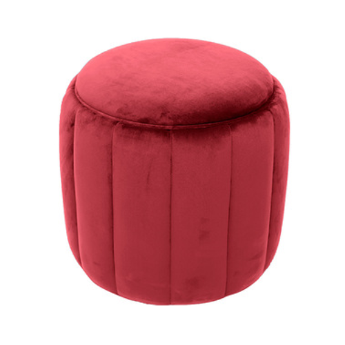 Bedroom Classic Furniture Dressing Round Stools Living Room Fabric Pouf Ottoman FS-26N