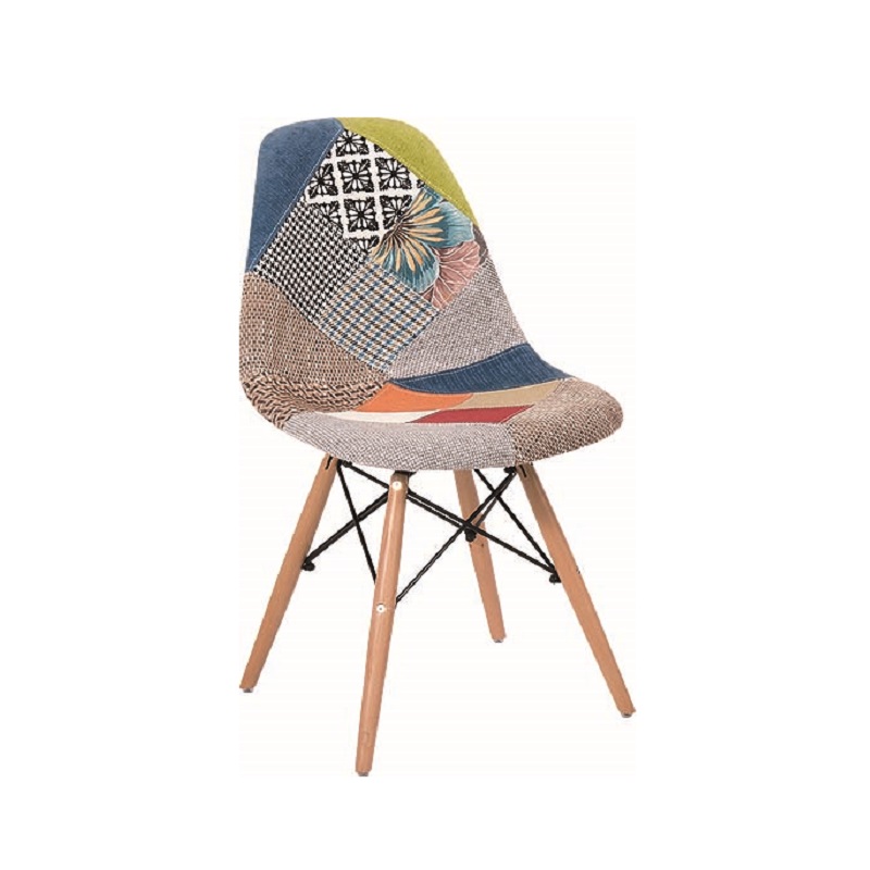 Wholesales Color Silver Velvet Half slip Covers for Dining Chair SC-001N