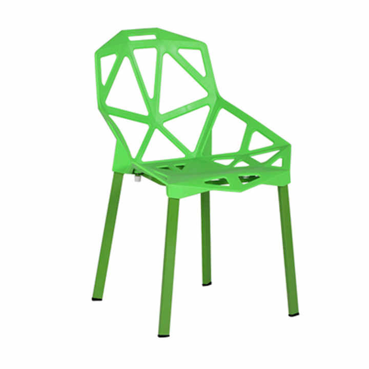 Outdoor Furniture Stackable Colorful Plastic Cafe Chairs SC-105