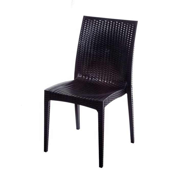High Quality Fast Food Coffee Shop pp Material Rattan Chair SC-118