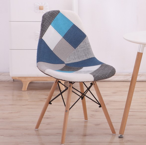 Nordic Style Coffee Restaurant Dining Furniture Fabric Living Room Chairs SC-005