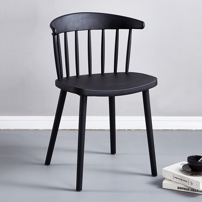 Nordic Modern Outdoor Style One Piece Affordable Stackable  Elegant Cafe Restaurant Chair  SC-176