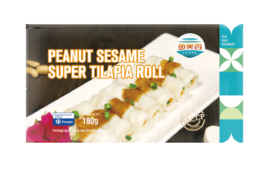 PEANUT SESAME SUPER TILAPIA ROLL
