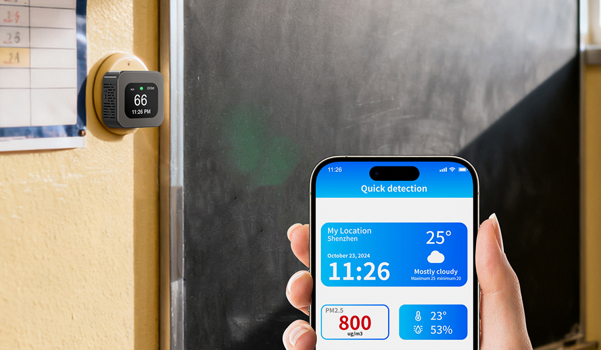 Mini All-in-One Air Quality Monitor: Your Portable Guardian for Healthier Living