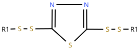 2,5-二(烷基二硫代)3,4-噻二唑