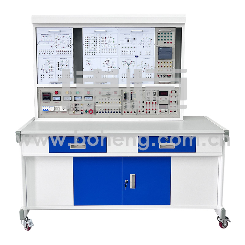 BOH-G202-PLC可编程实训台电梯机械手模拟输送带控制自动化综合实训装置