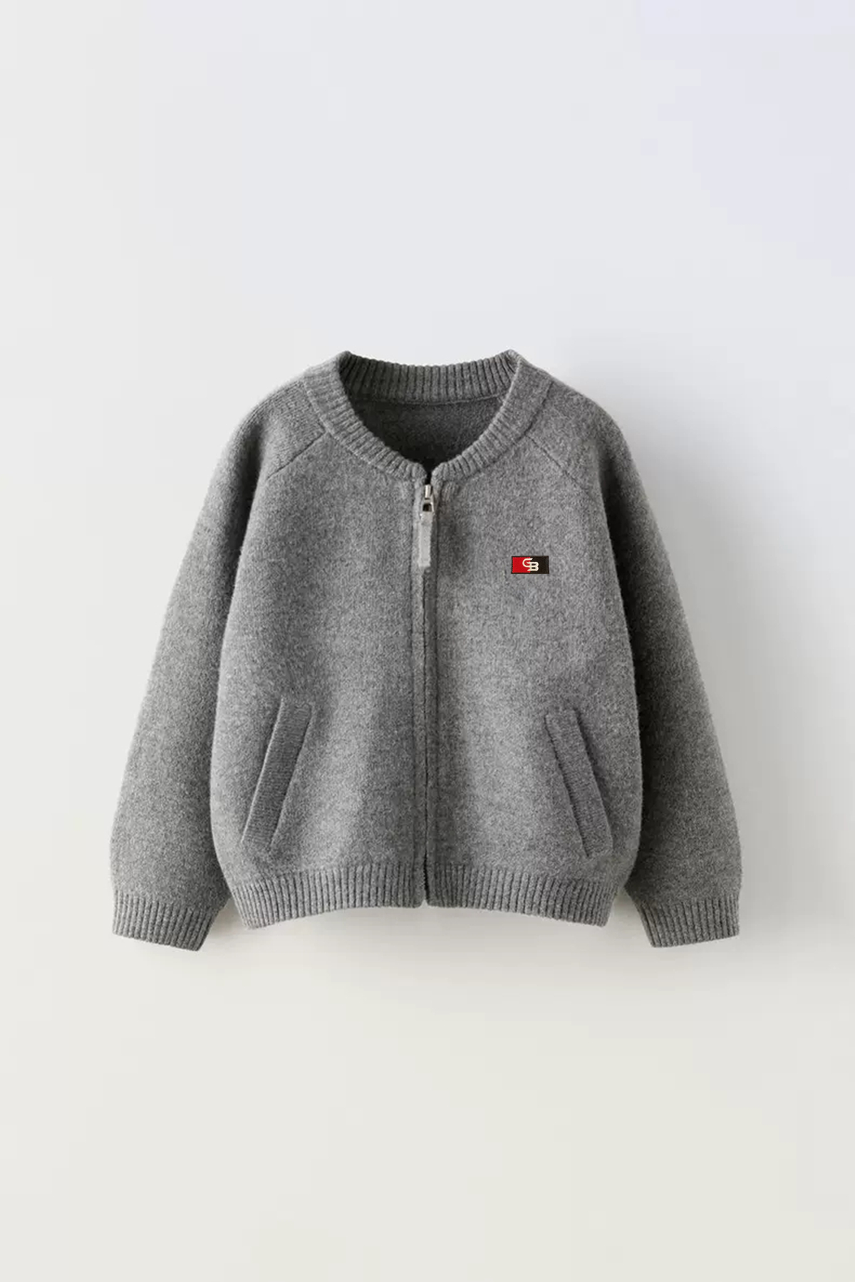 Zipped wool cardigan/GTB-F-8654A9852