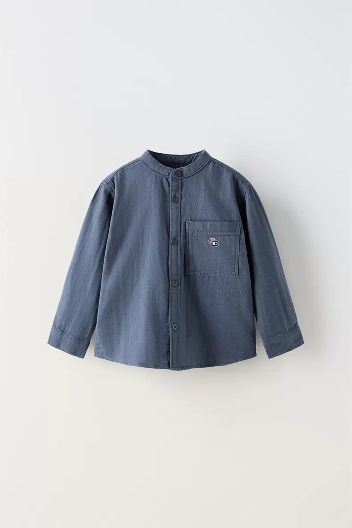 Button down denim shirt/GTB-F-8766A4029