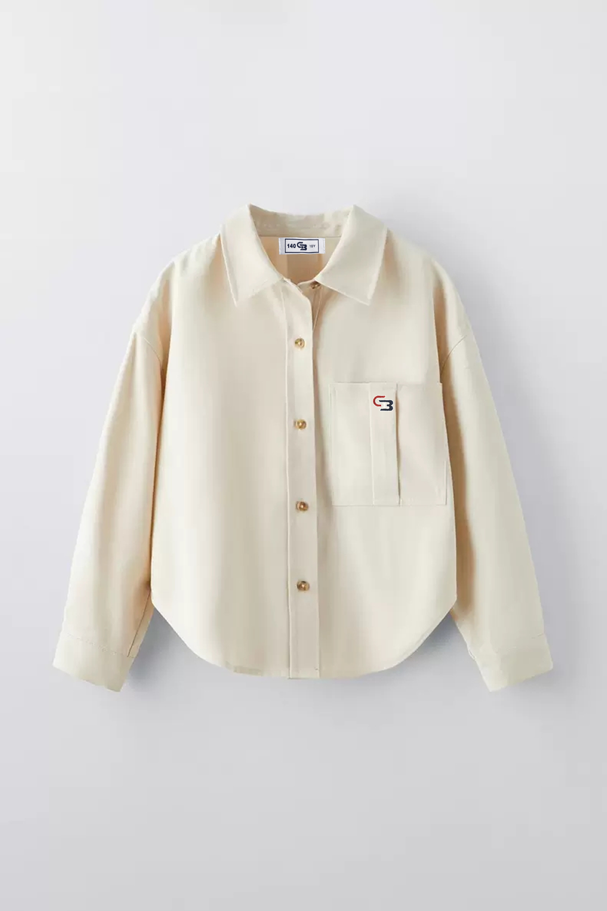 Oversize button down twill shirt/GTB-F-8124A5023 - GORI&BOLR