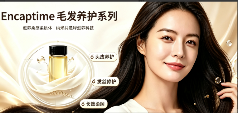 跳出硅油依赖，Encaptime滋养柔感柔质体，科技赋能柔亮发质！
