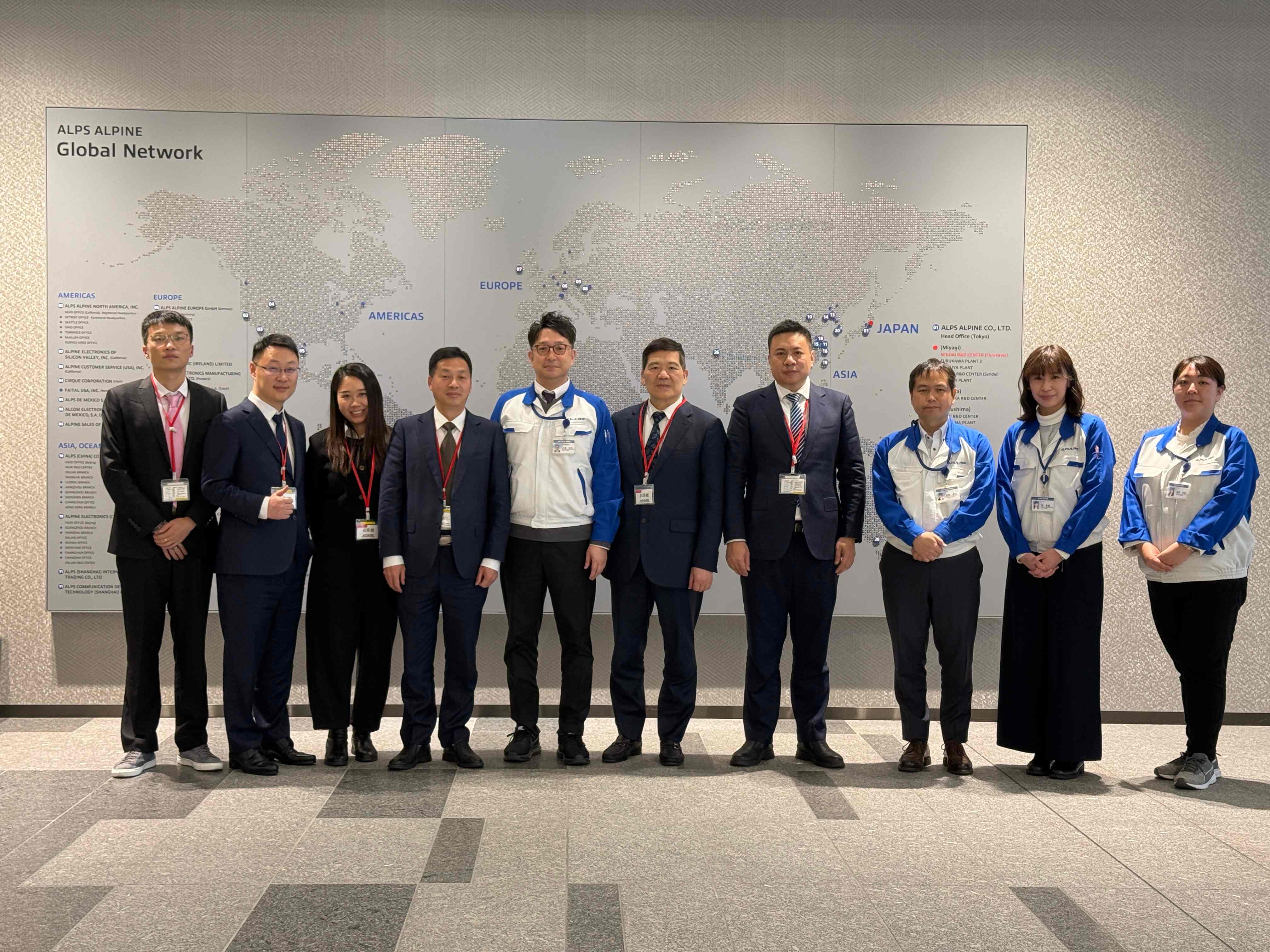 2025年3月4日，三磊携手宁波韵升访问ALPS总部，深化合作共谋未来发展