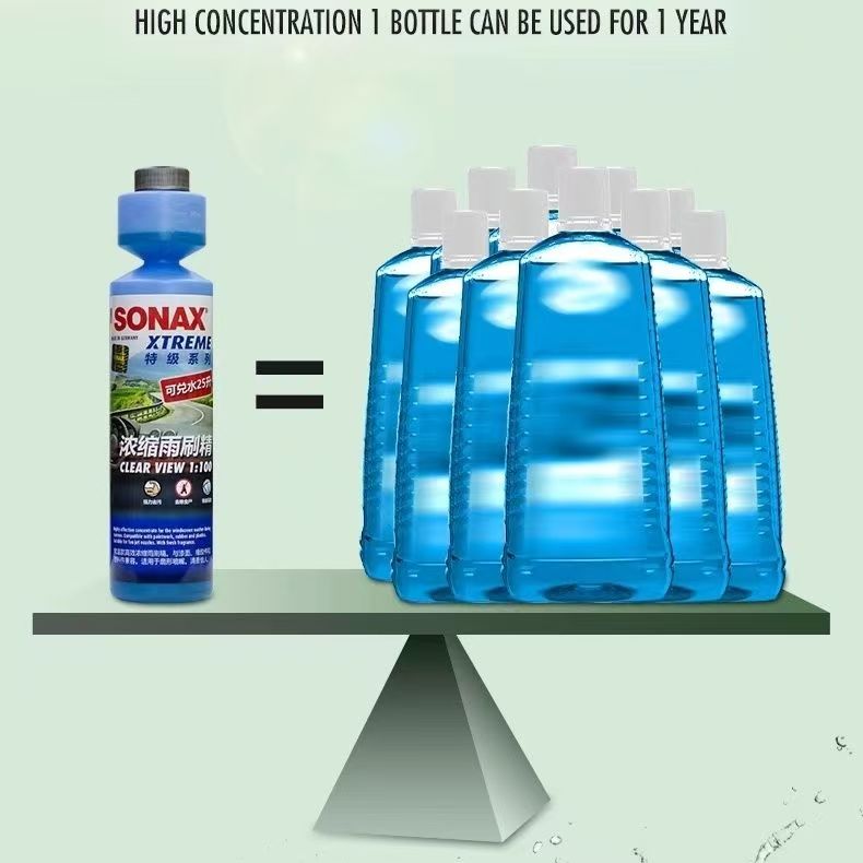 浓缩雨刷精1:100