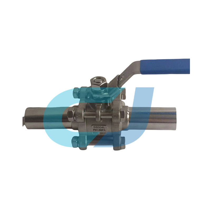 三片式卫生级球阀Q61F