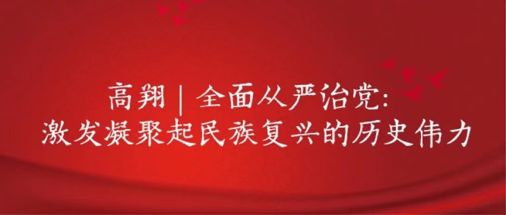 高翔：全面从严治党 激发凝聚起民族复兴的历史伟力