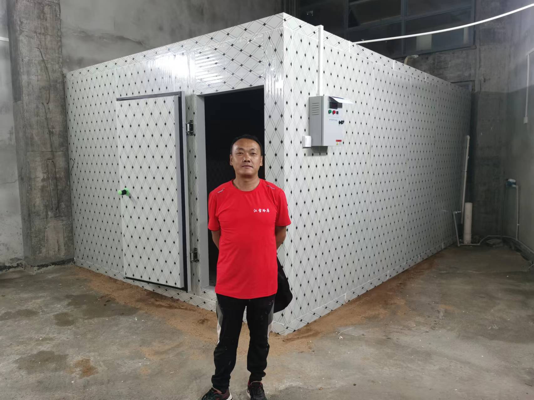 武汉洪山果蔬配送冷库安装完工验收