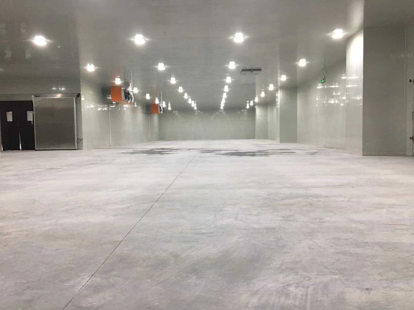 武汉黄陂800立方冷链物流冷库施工现场