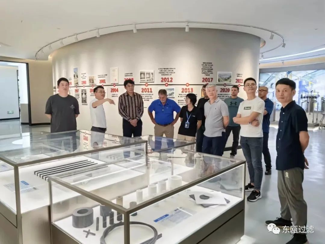 Senior Vice President Mr. Su and delegation from a renowned U.S. company visited our company